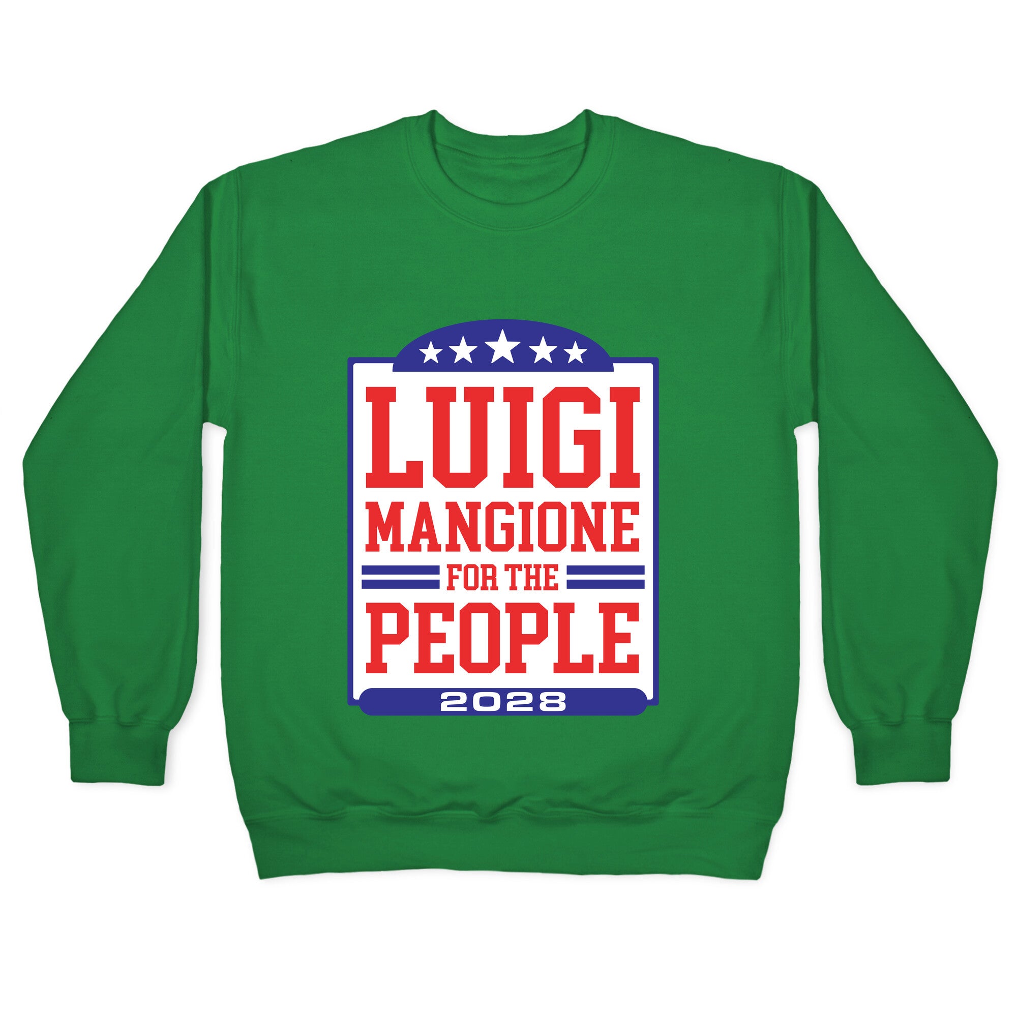 Luigi Mangione For The People 2028 Crewneck Sweatshirt